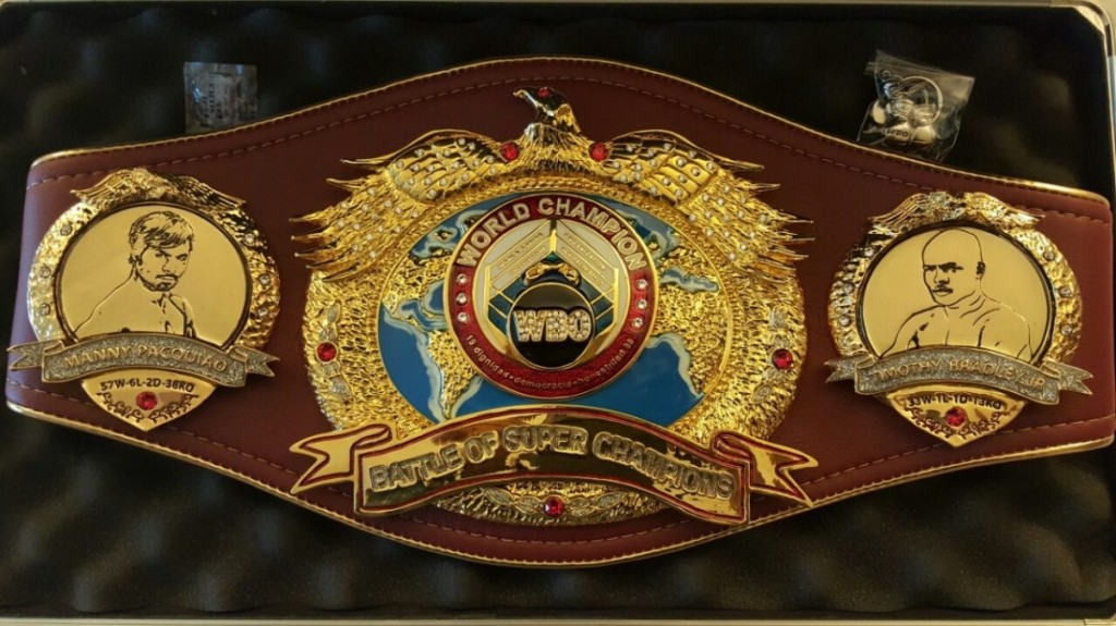 WBO WBO INTERNATIONAL WELTERWEIGHT CHAMPIONSHIP TITLE BELT WBO