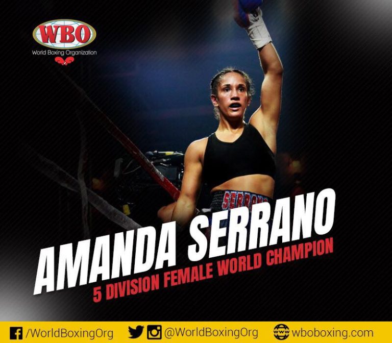 Wbo Wbo Honors Champion Amanda Serrano Who Has Made History In Womens Boxing Wbo