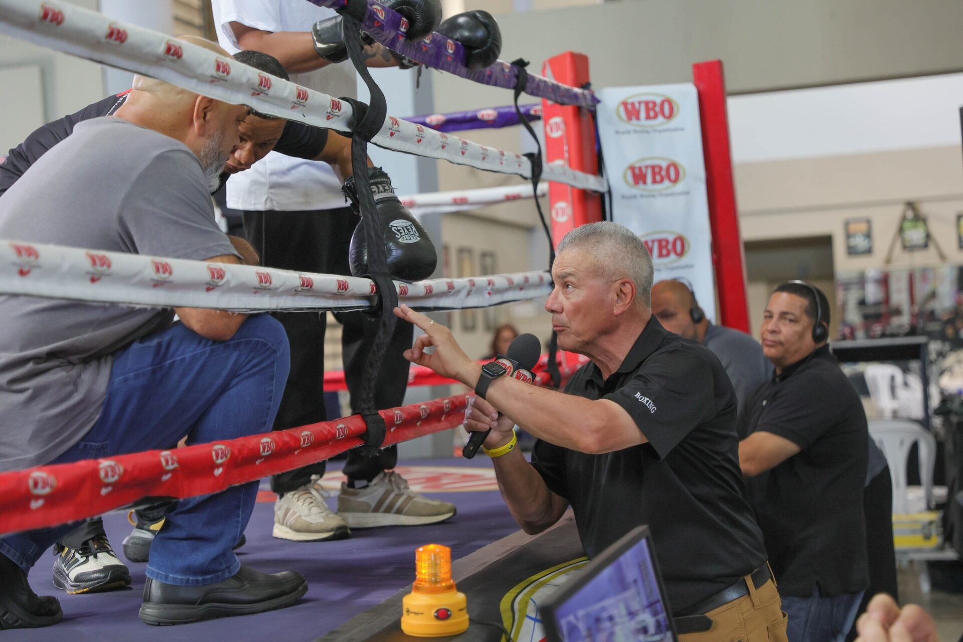 Officials In Boxing WBO Officials' Seminars hosted by Russell Mora, Jay Nady, and Alex ...